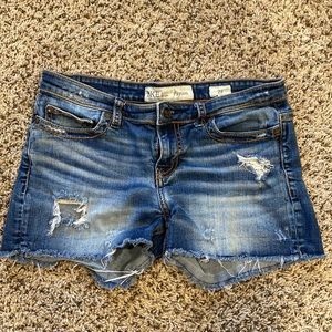 BKE denim jean shorts